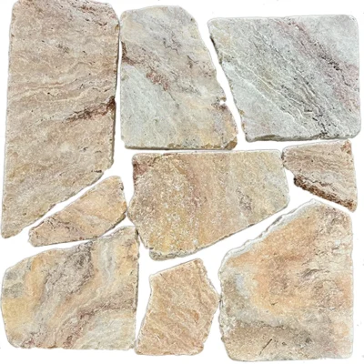 TRAVERTINE CRAZY PAVING