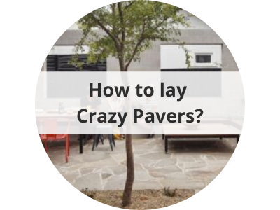 How to lay Crazy Pavers