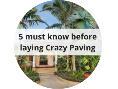 5 things to know before laying crazy paving