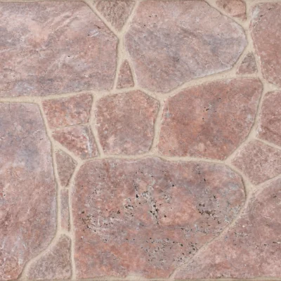 desert rose travertine crazy paving rose